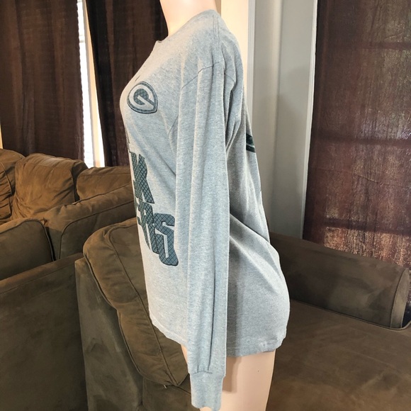 Greenbay Packers Medium Long sleeve shirt Men’s Grey Football 🏈 - Picture 2 of 5